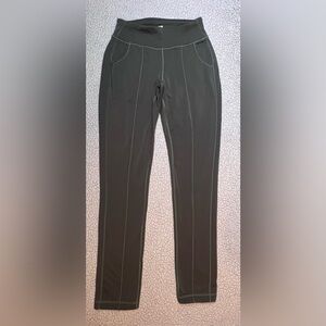Duluth Trading Co Pants Womens Size XS x 31 Dark Green And Gray